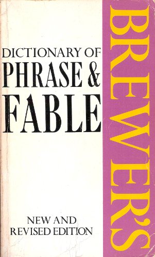 9780304315895: Brewer's Dictionary of Phrase & Fable