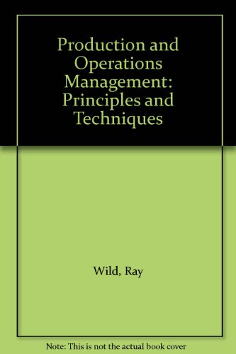 Beispielbild fr Production and Operations Management: Principles and Techniques zum Verkauf von medimops