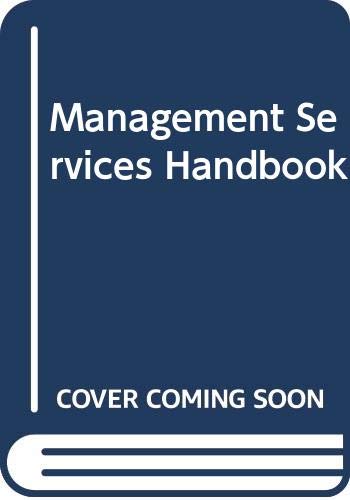 Imagen de archivo de Management Services Handbook a la venta por MusicMagpie