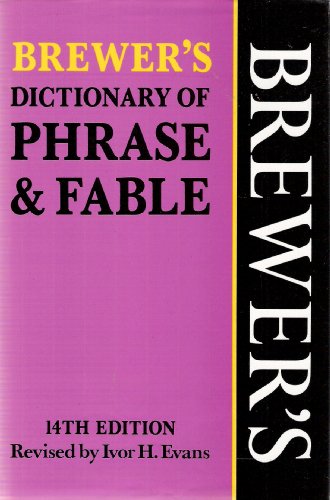 9780304318353: Brewer's Dictionary of Phrase and Fable