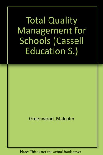 Stock image for Total Quality Management for Schools for sale by PsychoBabel & Skoob Books
