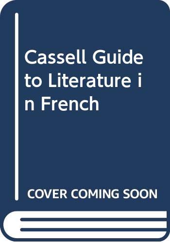 Beispielbild fr Cassell Guide to Literature in French zum Verkauf von Books to Die For