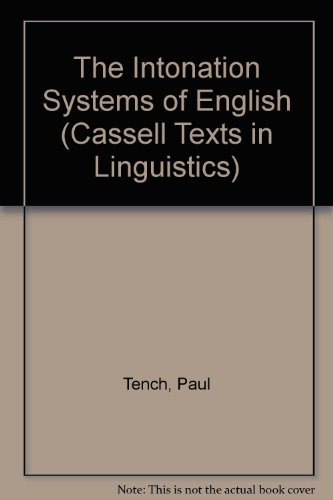 9780304336906: The Intonation Systems of English (Cassell Texts in Linguistics)