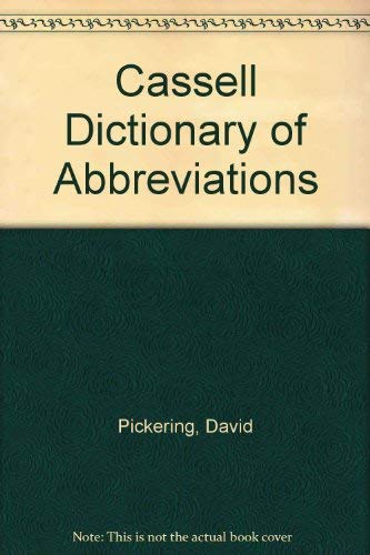 Beispielbild fr Cassell Dictionary of Abbreviations zum Verkauf von AwesomeBooks