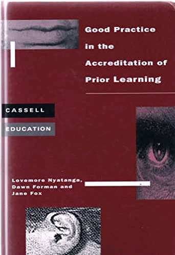 Stock image for Good Practice in the Accreditation of Prior Learning for sale by Better World Books