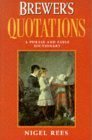 9780304348329: Brewer's Quotations: A Phrase and Fable Dictionary (Brewer's S.)