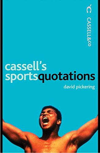 Beispielbild fr Cassell's Sports Quotations zum Verkauf von AwesomeBooks