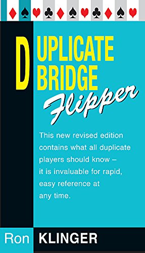 Beispielbild fr Duplicate Bridge Flipper (Master Bridge) zum Verkauf von Revaluation Books