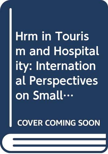 9780304704101: HRM in Tourism and Hospitality: International Perspectives on Small to Medium-sized Enterprises