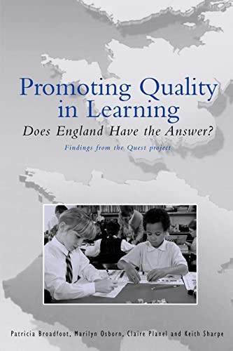 Beispielbild fr Promoting Quality in Learning: Does England Have the Answer? (Cassell Education) zum Verkauf von WorldofBooks