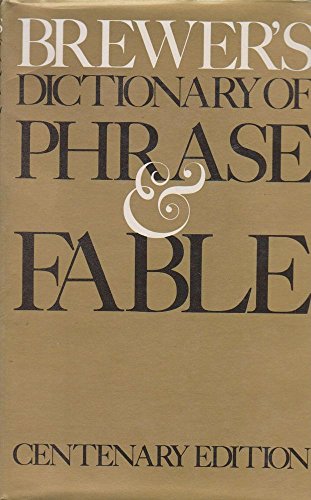 9780304935703: Brewer's Dictionary of Phrase and Fable