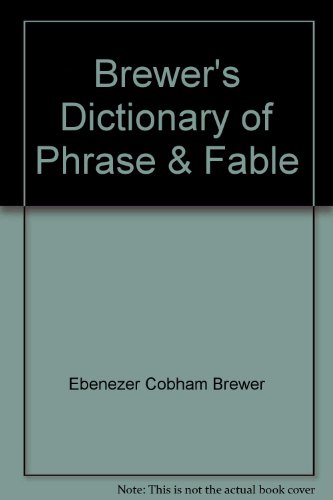 9780304935703: Brewer's Dictionary of Phrase & Fable
