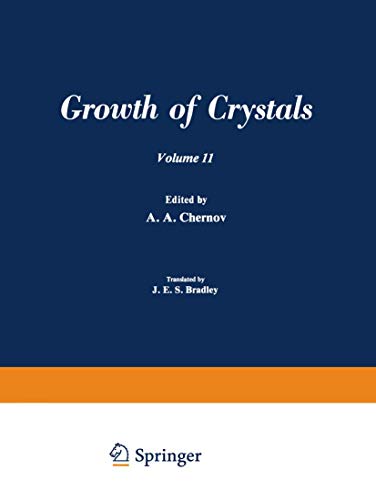 Stock image for Growth of Crystals, Volume 11 for sale by Phatpocket Limited
