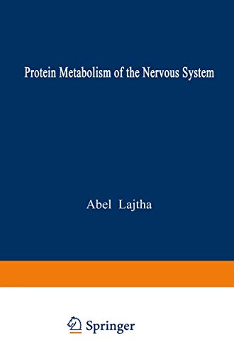 Stock image for Protein Metabolism of the Nervous System for sale by J. HOOD, BOOKSELLERS,    ABAA/ILAB