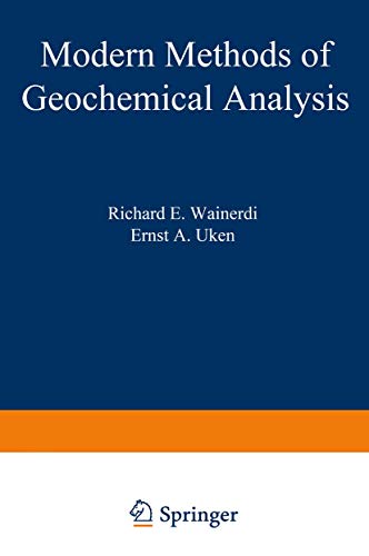 Stock image for Modern Methods of Geochemical Analysis (Monographs in Geoscience) for sale by Wonder Book