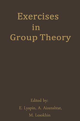 Stock image for Exercises in Group Theory for sale by Wonder Book