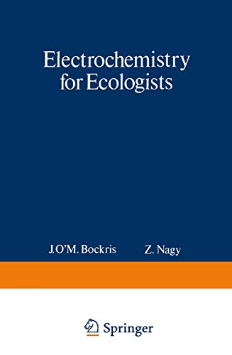 Beispielbild fr Electrochemistry for Ecologists zum Verkauf von Better World Books