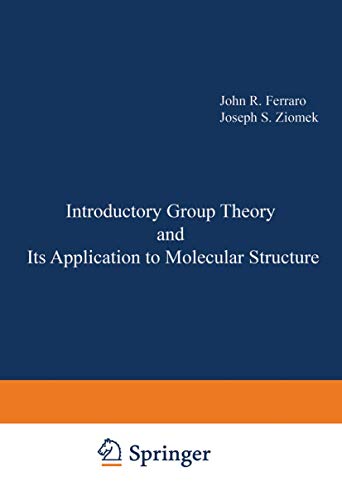 Stock image for Introductory Group Theory and Its Applications to Molecular Structure for sale by Better World Books