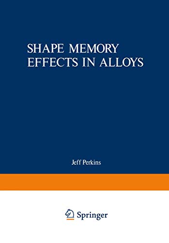 Stock image for Shape Memory Effects in Alloys for sale by Zubal-Books, Since 1961