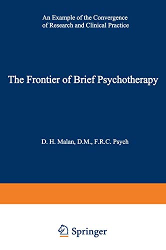 Imagen de archivo de The Frontier of Brief Psychotherapy: An Example of the Convergence of Research and Clinical Practice (Topics in General Psychiatry) a la venta por HPB-Red