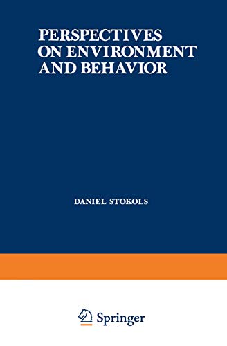 Beispielbild fr Perspectives on Environment and Behavior: Theory, Research and Applications zum Verkauf von ThriftBooks-Dallas