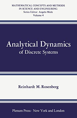 Imagen de archivo de Analytical Dynamics of Discrete Systems a la venta por Zubal-Books, Since 1961