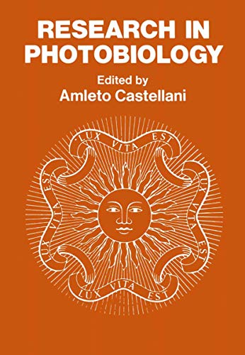 Imagen de archivo de Research in Photobiology a la venta por Cambridge Rare Books