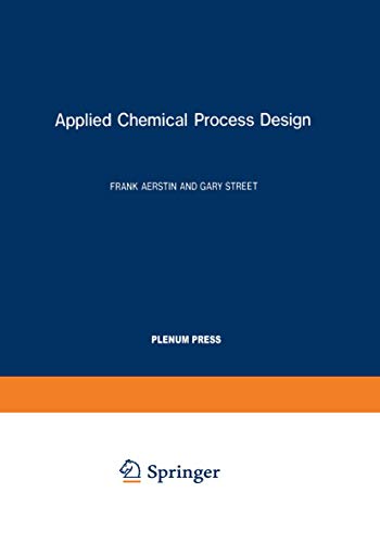 Imagen de archivo de Applied Chemical Process Design a la venta por SecondSale