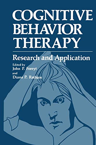 Stock image for Cognitive Behavior Therapy : Research and Application for sale by Better World Books