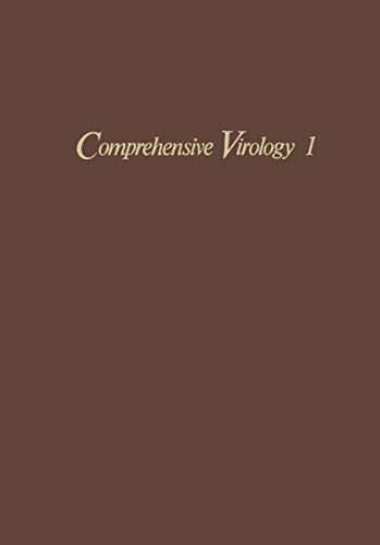 Stock image for Comprehensive Virology Vol. 1 : Descriptive Catalogue of Viruses for sale by Better World Books