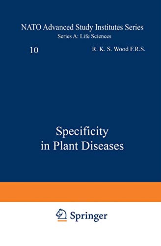 Beispielbild fr SPECIFICITY IN PLANT DISEASES. zum Verkauf von Cambridge Rare Books