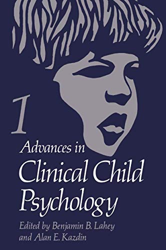 Imagen de archivo de Advances in Clinical Child Psychology a la venta por Better World Books