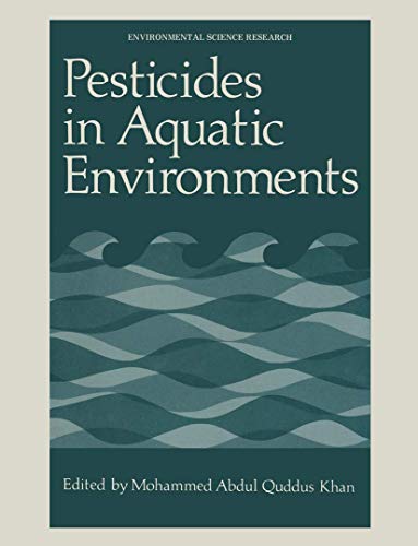 Pesticides in Aquatic Environments (Environmental Science Research)