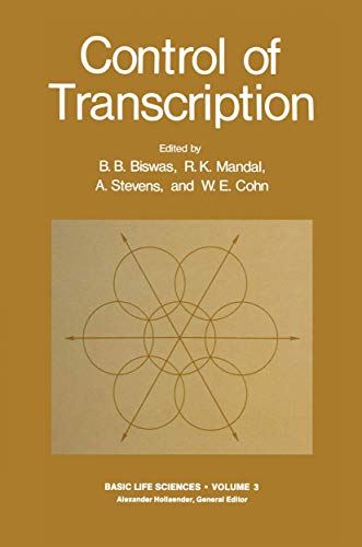 Stock image for Control of Transcription for sale by Better World Books