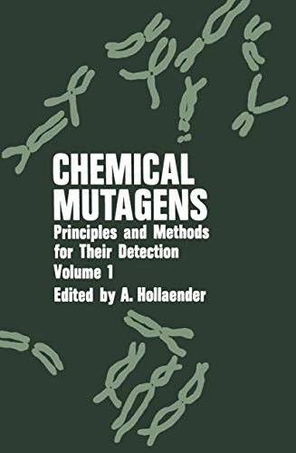 Imagen de archivo de Chemical Mutagens: Principles and Methods for Their Detection Volume 1 a la venta por Better World Books