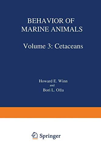 Stock image for Behavior of Marine Animals (Volume 3: Cetaceans) for sale by Project HOME Books