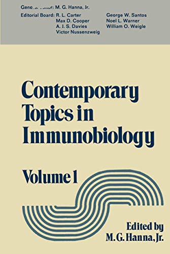 9780306378010: Contemporary Topics in Immunobiology: Volume 1