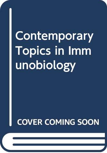 Beispielbild fr Contemporary Topics in Immunobiology zum Verkauf von Wonder Book