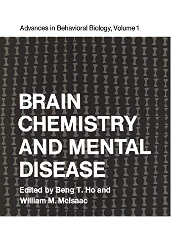 Stock image for Brain Chemistry and Mental Disease (Contemporary Topics in Immunobiology) for sale by Wonder Book