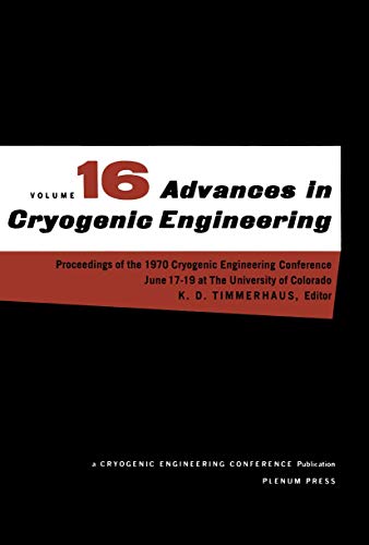 Stock image for Advances in Cryogenic Engineering (Volume 16) for sale by Anybook.com