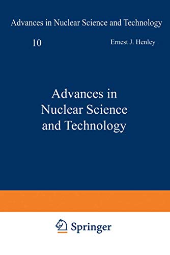 Imagen de archivo de Advances in Nuclear Science and Technology (Advances in Nuclear Science & Technology Vol. 10) a la venta por Zubal-Books, Since 1961