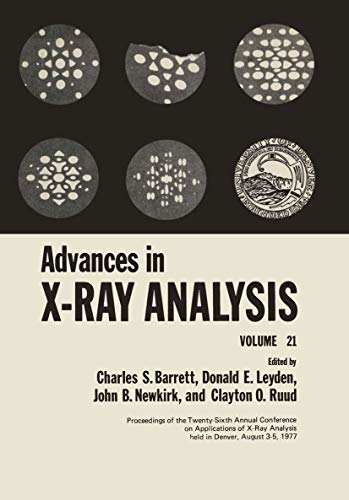 Beispielbild fr Advances in X-Ray Analysis, Vol. 21 zum Verkauf von Zubal-Books, Since 1961