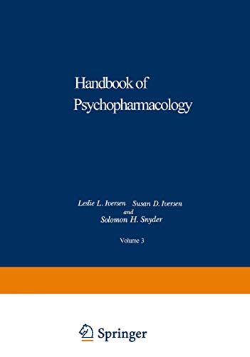 Stock image for Handbook of Psychopharmacology, Volume 3: Biochemistry of Biogenic Aminesitters for sale by The Book Exchange