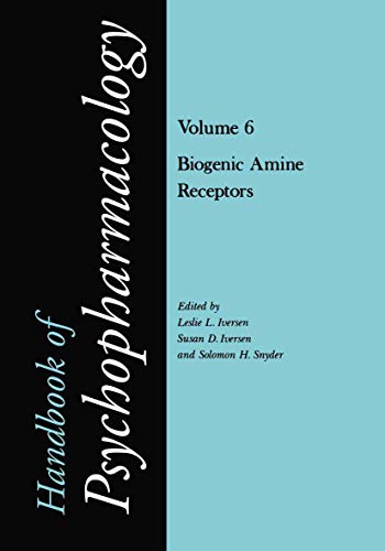 Imagen de archivo de Handbook of Psychopharmacology, Volume 6: Biogenic Amine Receptors a la venta por The Book Exchange