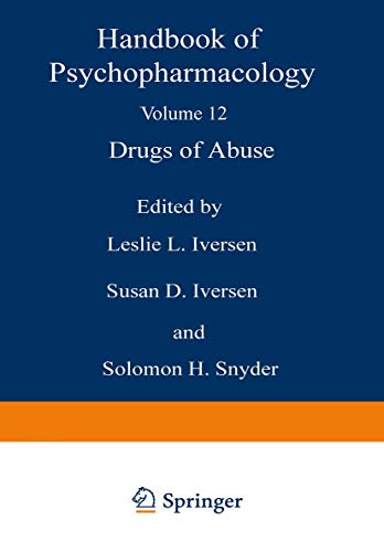 9780306389320: Handbook of Psychopharmacology: Drugs of Abuse: 12