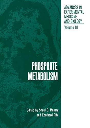 Beispielbild fr Phosphate Metabolism (Advances in Experimental Medicine & Biology (Springer)) zum Verkauf von Wonder Book