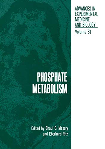 Stock image for Phosphate Metabolism (Advances in Experimental Medicine & Biology (Springer)) for sale by Wonder Book
