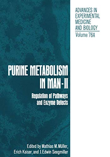 Beispielbild fr Purine Metabolism in Man, II: [proceedings] zum Verkauf von P.C. Schmidt, Bookseller