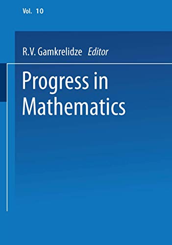 Stock image for Progress in Mathematics Volume 10: Mathematical Analysis for sale by Zubal-Books, Since 1961