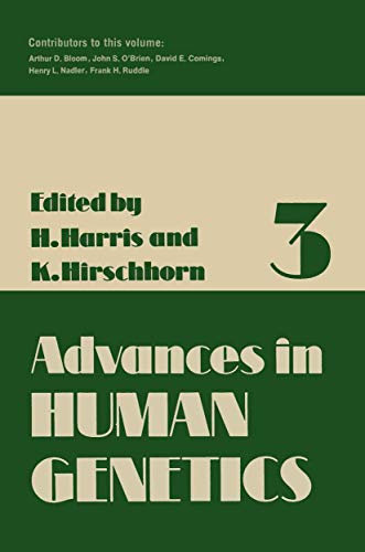 Beispielbild fr Advances in Human Genetics zum Verkauf von Better World Books